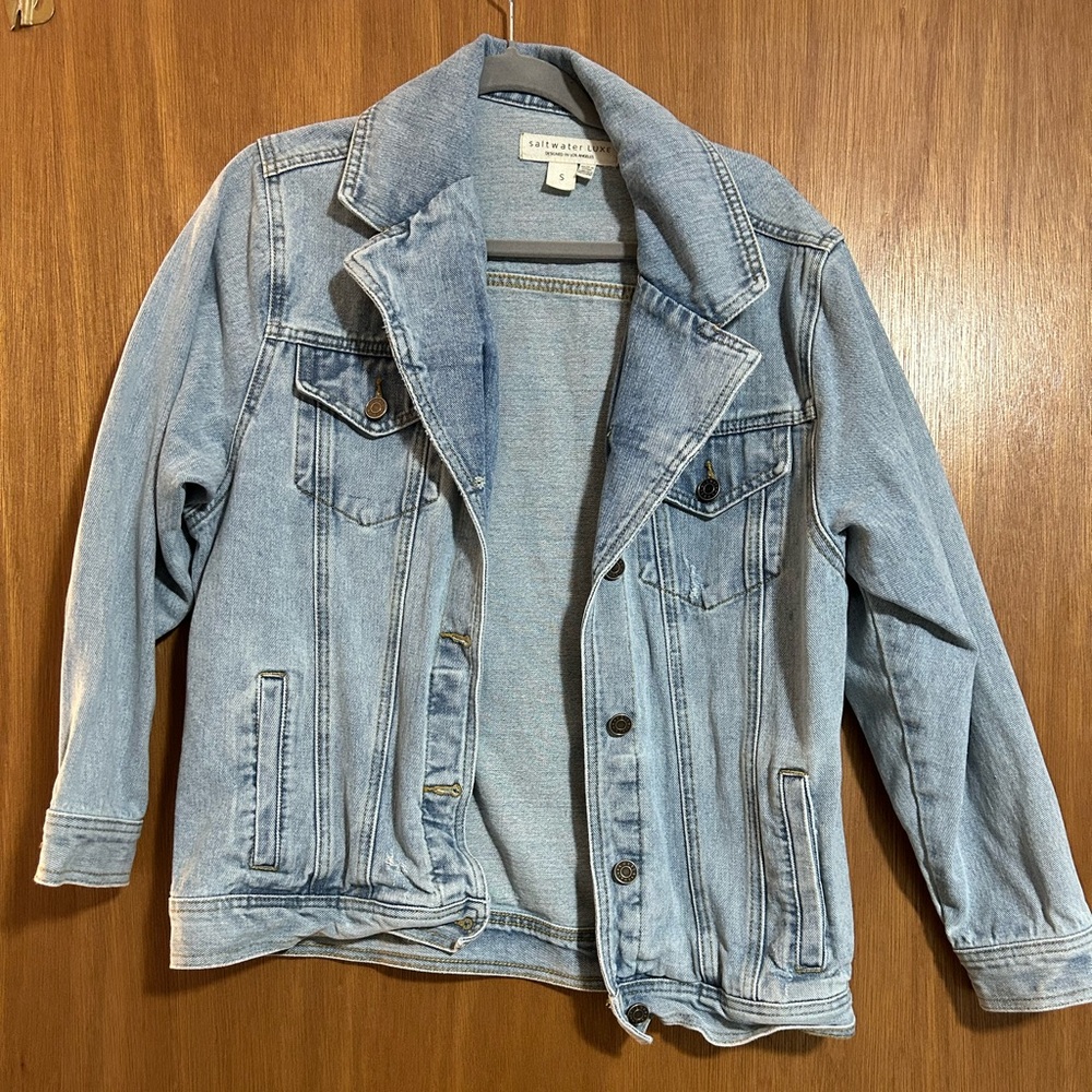 Saltwater LUXE Light Blue Jean Jacket